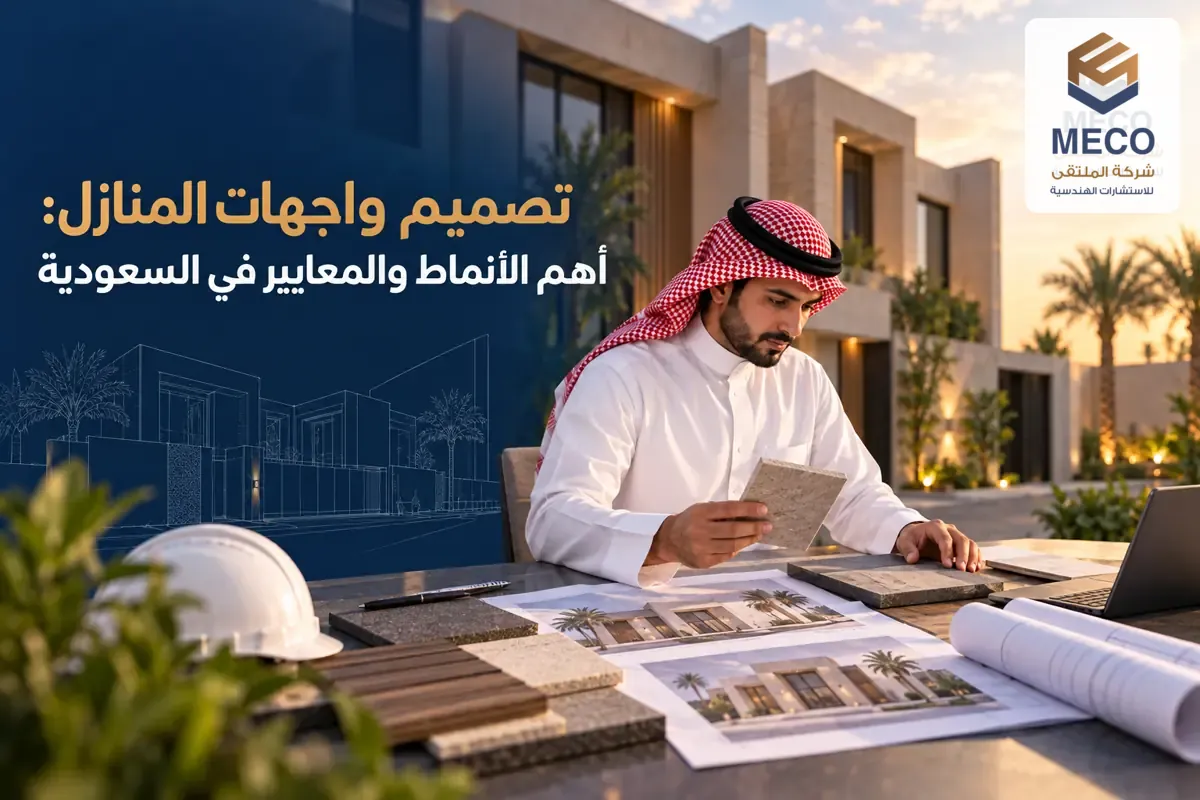 تصميم واجهات المنازل - أهم الأنماط والمعايير في السعودية